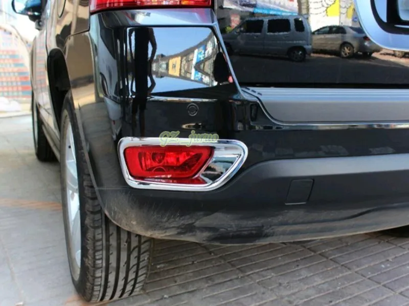 Car Styling Auto Accessories 2011-2015 For Jeep Compass Chrome Rear Tail Fog Lights Lamp Cover Trim ABS 2pcs | Автомобили и