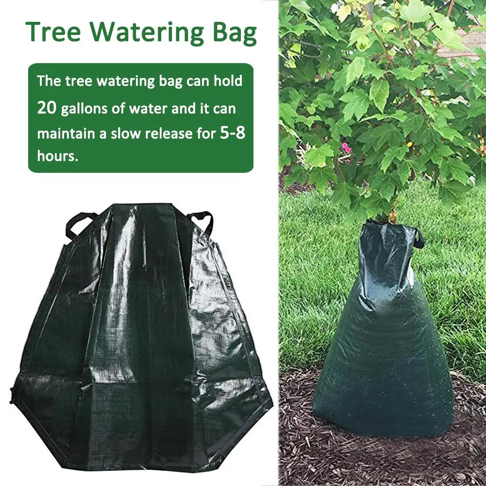 

20 Gallon Garden Tool Agricultural Drip Irrigation PVC With Zipper Plants Slow Release Hanging Reusable Tree Watering Bag Large