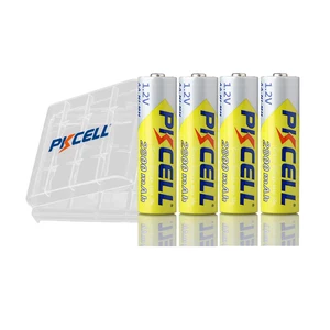 Аккумуляторы PKCELL, 1,2 в, 2800 мА  ч, 2 А, 4 шт.
