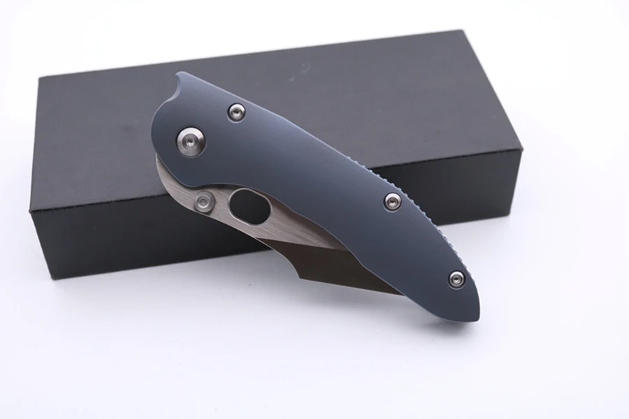 Высококачественный складной нож для стежка лезвие S35VN титановая ручка