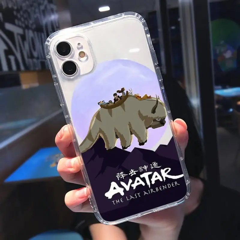 

Anime avatar the last airbender Phone Case Transparent soft For iphone 5 5s 5c se 6 6s 7 8 11 12 plus mini x xs xr pro max