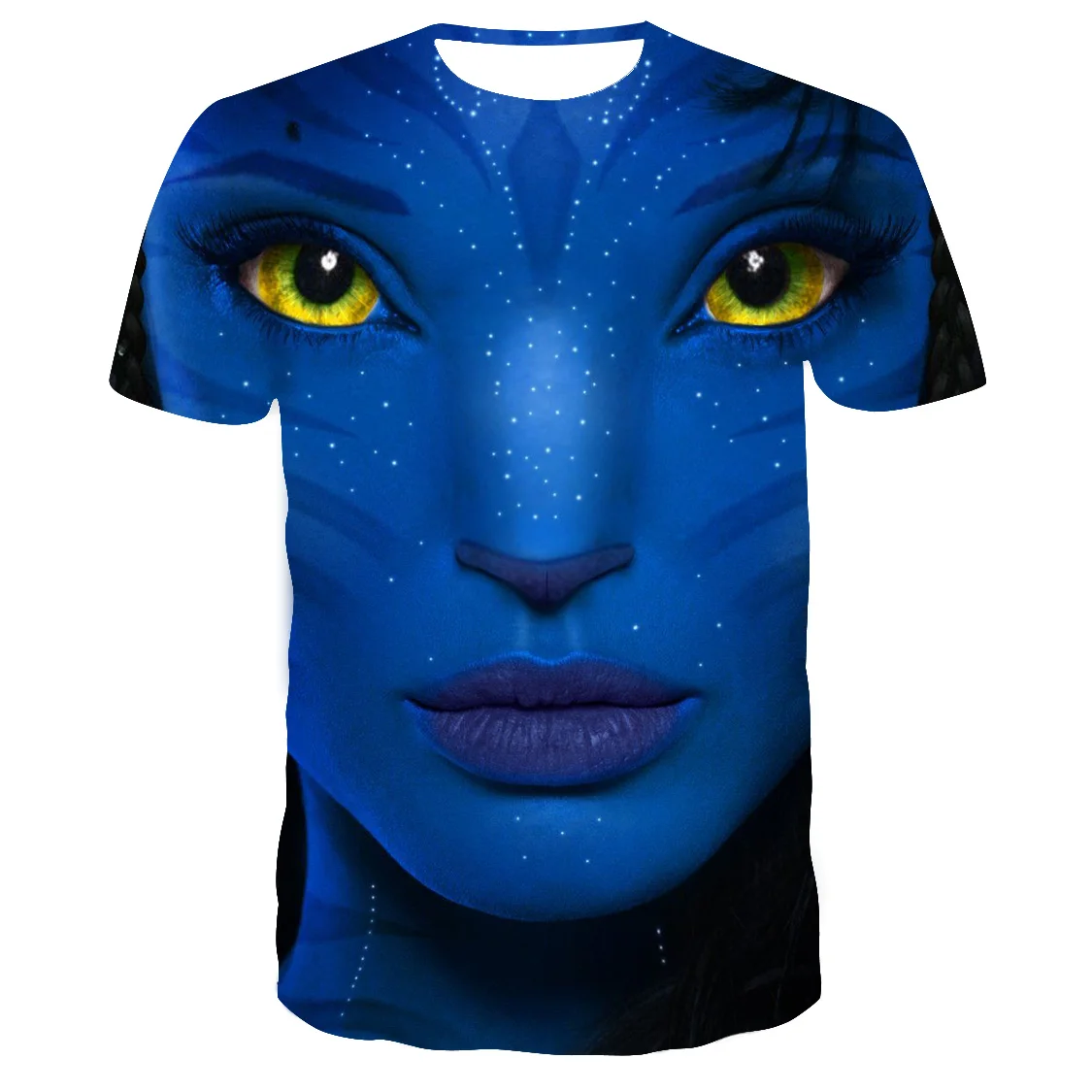 

3D printing men and women all-match T-shirt movie characters large size loose and comfortable summer trend O-neck short-sleeved
