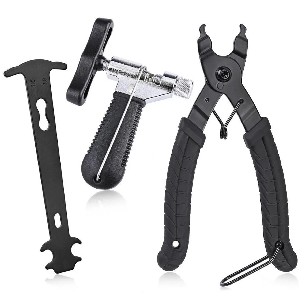 

3 NI 1 Bicycle Bike Chain Repair Kit Plier- Breaker Splitter- Check Tool Bike Chain Removal Repair Tool Set