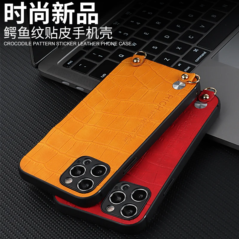

Luxury Genuine Leather Case for iPhone 12 Pro Max 12 Mini 11 Pro Max X XR XS max 7 8 Plus Business protective Cover Shell