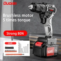 oudisi 21v brushless rechargeable impact electric screwdriver cordless drill mini power driverdc lithium ion battery tool