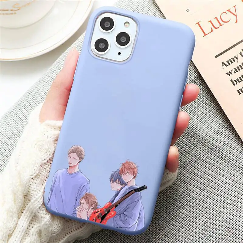 

Given Anime Japan anime Phone Case Candy Color for iPhone 6 7 8 11 12 s mini pro X XS XR MAX Plus