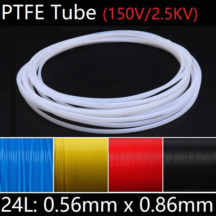 24л 0 56 мм x 86 PTFE трубка Т эфлон Изолированная жесткая капиллярная F4 труба высокая