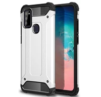 pc armor phone case for samsung galaxy m62 f41 f62 m51 m21 m01 m31 m40 m30 m10 m02 m20 shockproof anti fall protector back cover