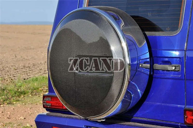 Real Carbon Fiber Spare Wheel Tire Cover For BENZ W463 G-Class G500 G55 G63 02-14 | Автомобили и мотоциклы