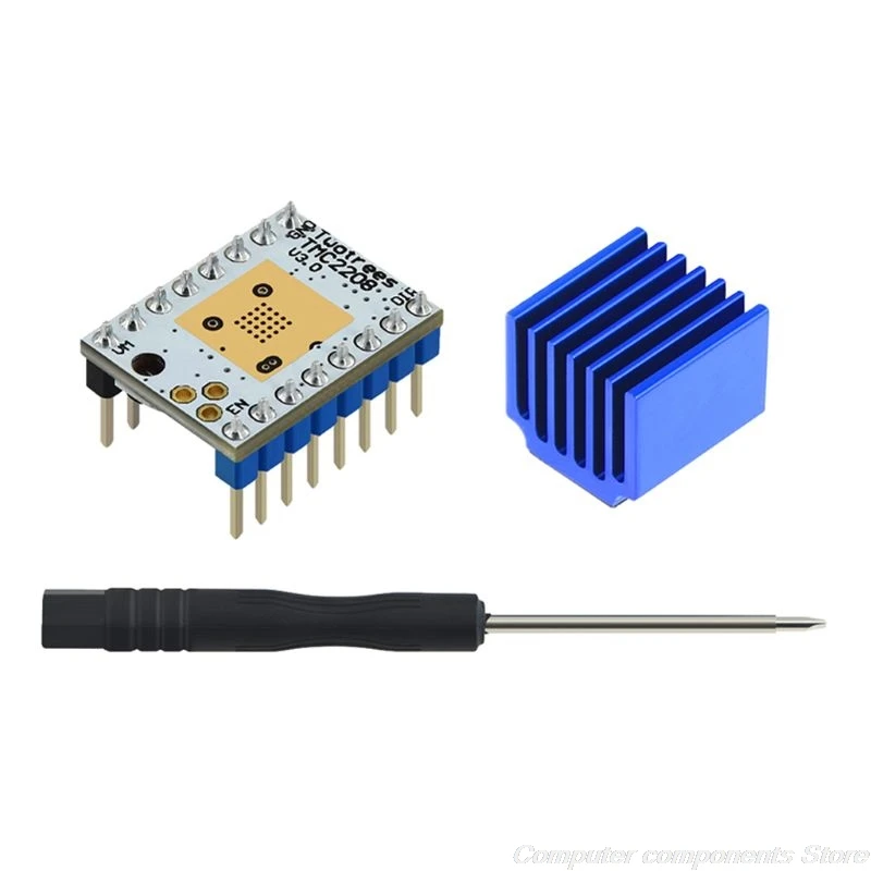 

TMC2208 V3.0 Stepper Motor StepStick Mute Driver Silent Excellent Protection For 3d Printer Sky V1.3 Parts F26 21 Dropshipping