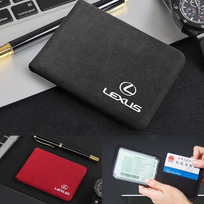 Кожаный чехол для водительского удостоверения кредитных карт Lexus ES350 ES330 IS200 IS300