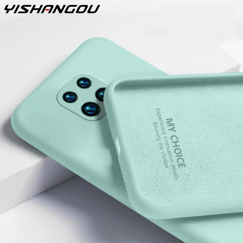 Жидкий силиконовый чехол для Xiaomi Redmi Note 9 8 10 Pro 9s 8T 7 9A 9C 9T Max Poco X3 NFC M3 F3 Mi 10T мягкий