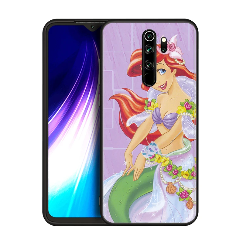 

Disney Princess Ariel For Xiaomi Redmi 9i 9T 9A 9C 9 8A 8 GO 7 7A S2 Y2 6 6A 5 5A 4X Prime Pro Plus Black Phone Case