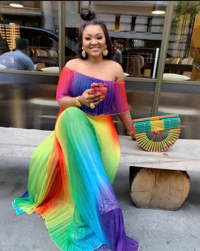 Платье с длинным рукавом в африканском стиле эластичная ткань модным принтом J1850