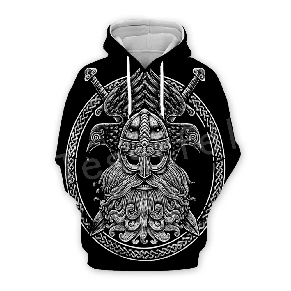 Tessffel Unisex татуировки викингов спортивный костюм бегом для зала повседневные MenWomen
