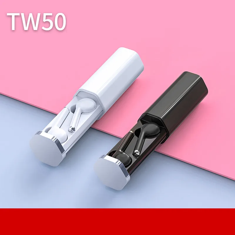 TW50 TWS Bluetooth наушники Беспроводные Hands free Деловые Спортивная гарнитура Мини