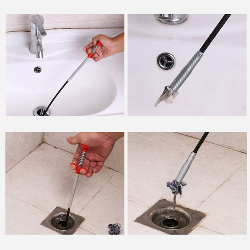 Пружинные трубы инструменты для копания сливной змеи очиститель палочки