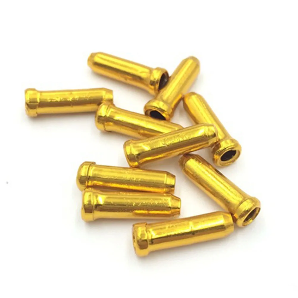 Велосипедные велосипедные алюминиевые тормозные наконечники троса обжимы