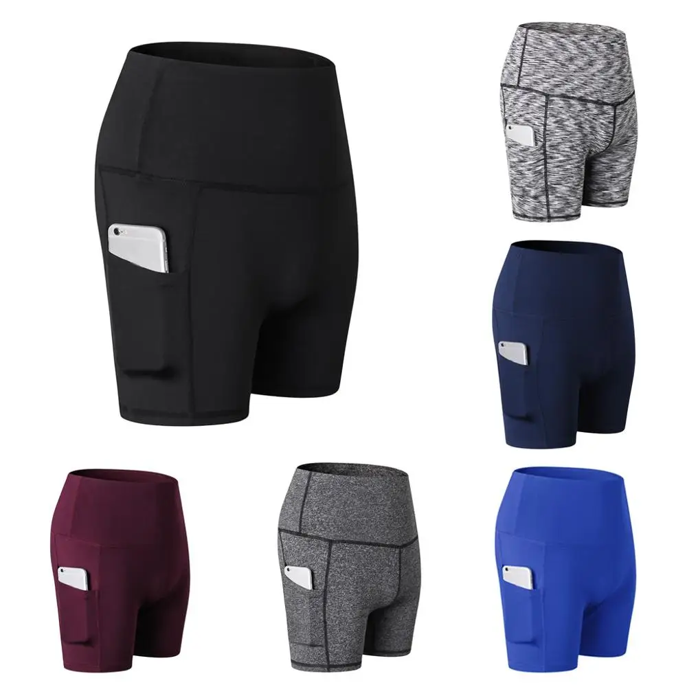 Женские шорты для йоги леггинсы спортзала велосипедные из спандекса