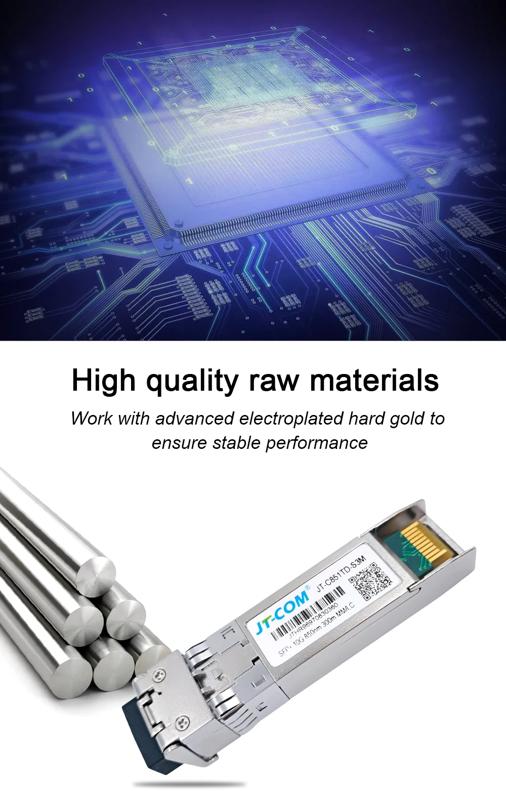 Модуль SFP 10Gb 300M Многомодовый дуплексный LC SFP SR для оптоволоконного модуля SFP-10G-SR SFP+ трансиверный модуль MMF 850nm 300M для Ubiquiti Mikrotik Cisco и т. Д