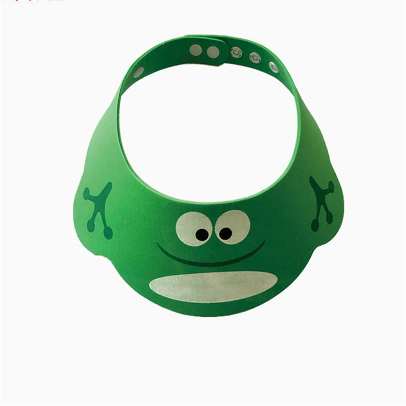 Gorro de ba&ntilde;o ajustable para beb&eacute;, gorro de ducha ajustable para champ&uacute;, suministros para el cuidado del beb&eacute;, visera para el pelo-4