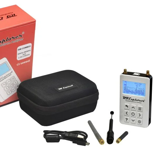 Портативный анализатор спектра RF Explorer 4G Combo Plus от 50 кГц до 4 0 ГГц полный диапазон