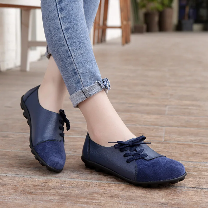 

Модная женская обувь большого размера, повседневные универсальные модные женские туфли 2021, удобные женские туфли с низким верхом и шнуровк...