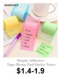 3D Post It Липкие заметки в китайском стиле блокноты для записей Notas Adhesivas закладки-наклейки офисные открытки для слов подарочный набор