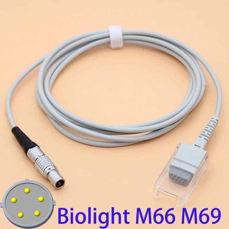 2 4 М адаптер датчика SpO2/Удлинительный кабель для монитора пациента Biolight подходит