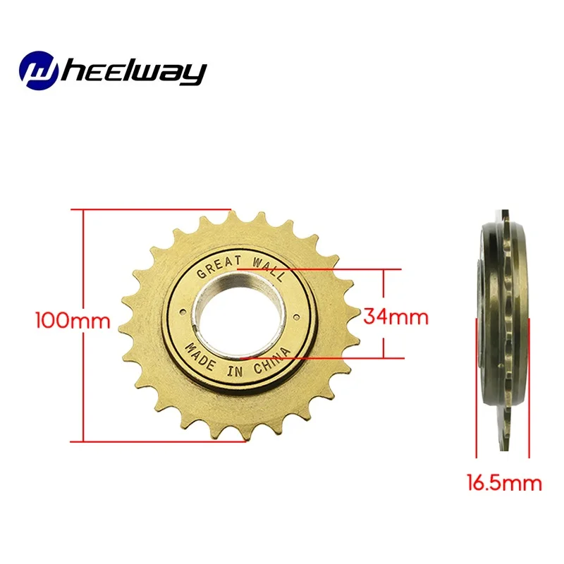 24 зубья FlywheelBicycle Freewheel односкоростная кассета звездочка Аксессуары для