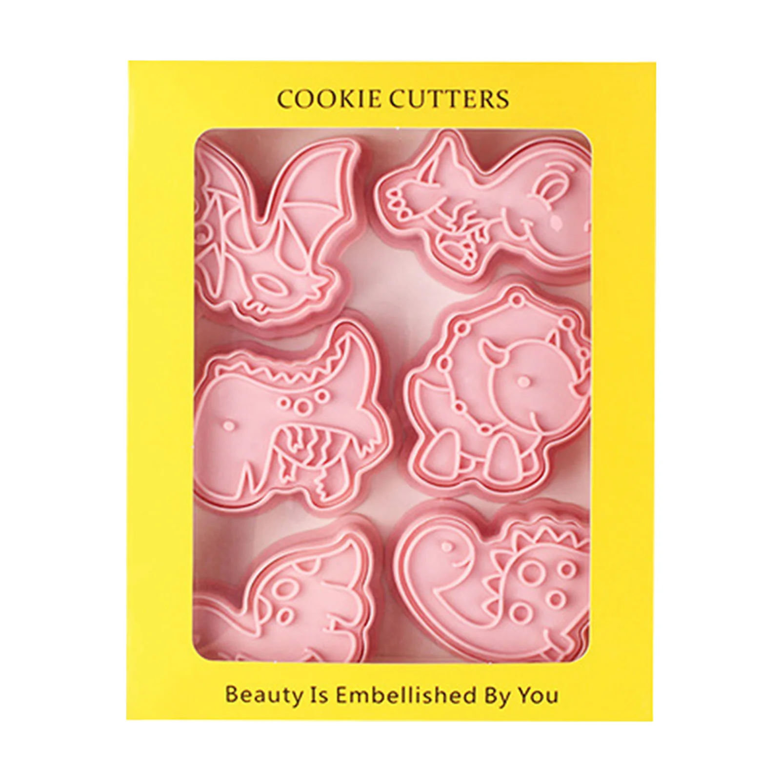 

Форма для печенья в виде динозавра, 6 шт., формы в форме динозавра для выпечки, помадки, тортов, резаки для пряничного хлеба, динозавра, формы д...