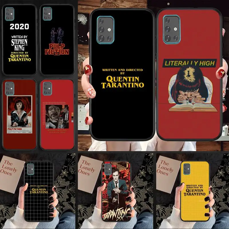 

Written Directed Quentin Tarantino Phone Case soft For Samsung S20 S21 S30ultrs S6 S7 S8 S9 S10 plus Fundas Cover
