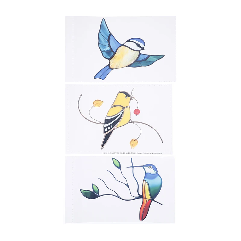 Наклейка Настенная с птицей Стекло окна Гостиная Спальня декоративные обои