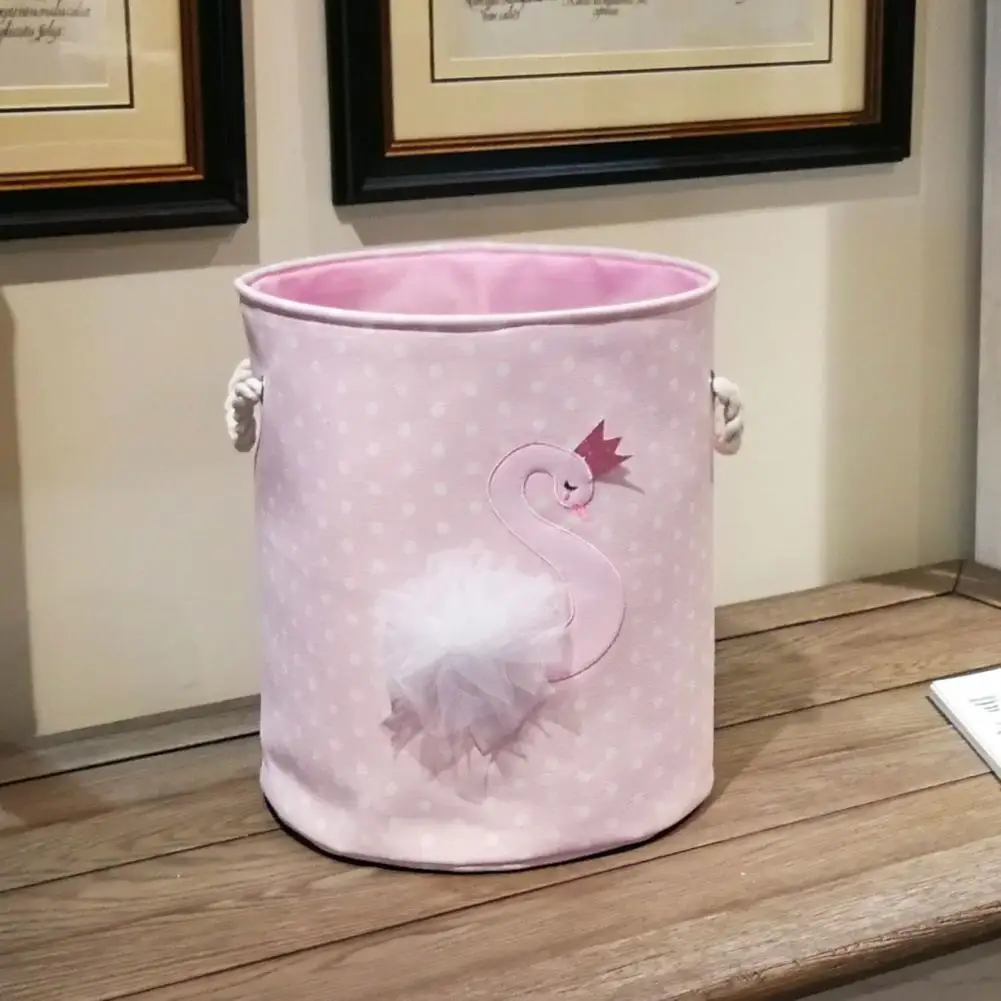 

80% Hot Sales!!! Cartoon Cat Folding Laundry Storage Basket Organizer with Drawstring Handles