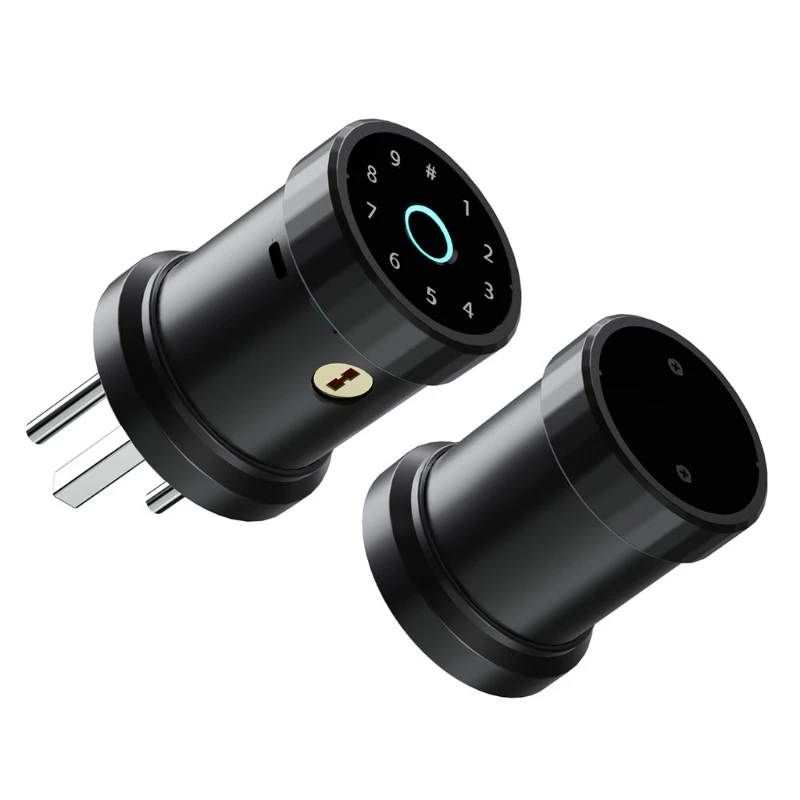 

Smart Lock Fingerprint Door Lock Bluetooth-Compatible Door Lock Password/APP/Key 4 in 1 Unlock Compatible w/ Home Office