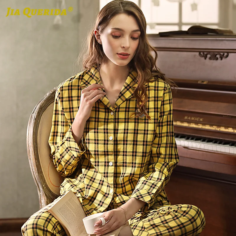 Новинка Длинные штаны с длинными рукавами Комплект китайских пижам отложным