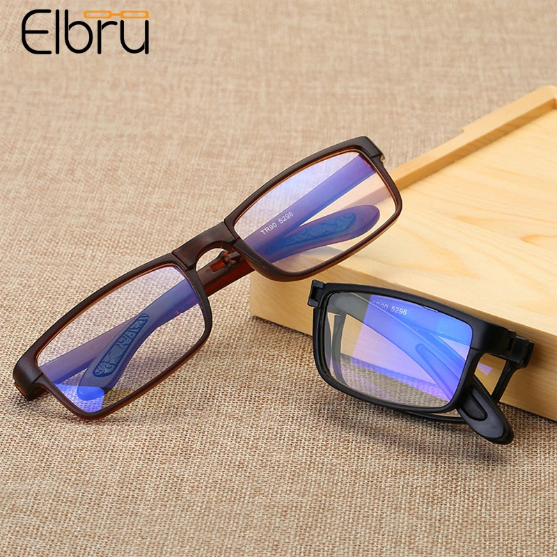

Очки для чтения унисекс Elbru, складные, с защитой от синего света, TR90