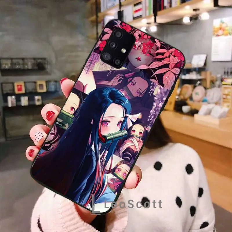 

Anime Demon Slayer Kimetsu No Yaiba Phone Case For Samsung A50 A51 A71 A20E A20S S10 S20 S21 S30 Plus ultra 5G M11