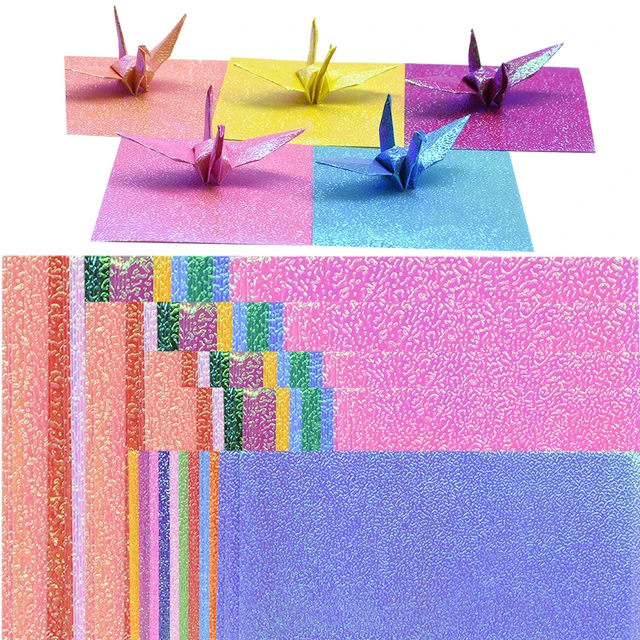Folia Paper Origami Colored Folding Squares - 8x8 inch