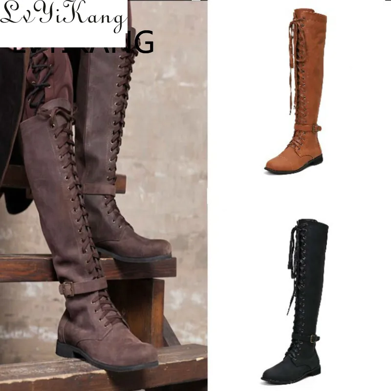 Женские высокие ботинки Martin на шнуровке спереди зимние теплые плюшевые длинные