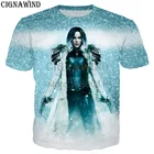 Модная популярная футболка Moive underworld selene, мужскиеженские футболки с 3D принтом, Повседневная футболка в стиле Харадзюку, уличные Топы