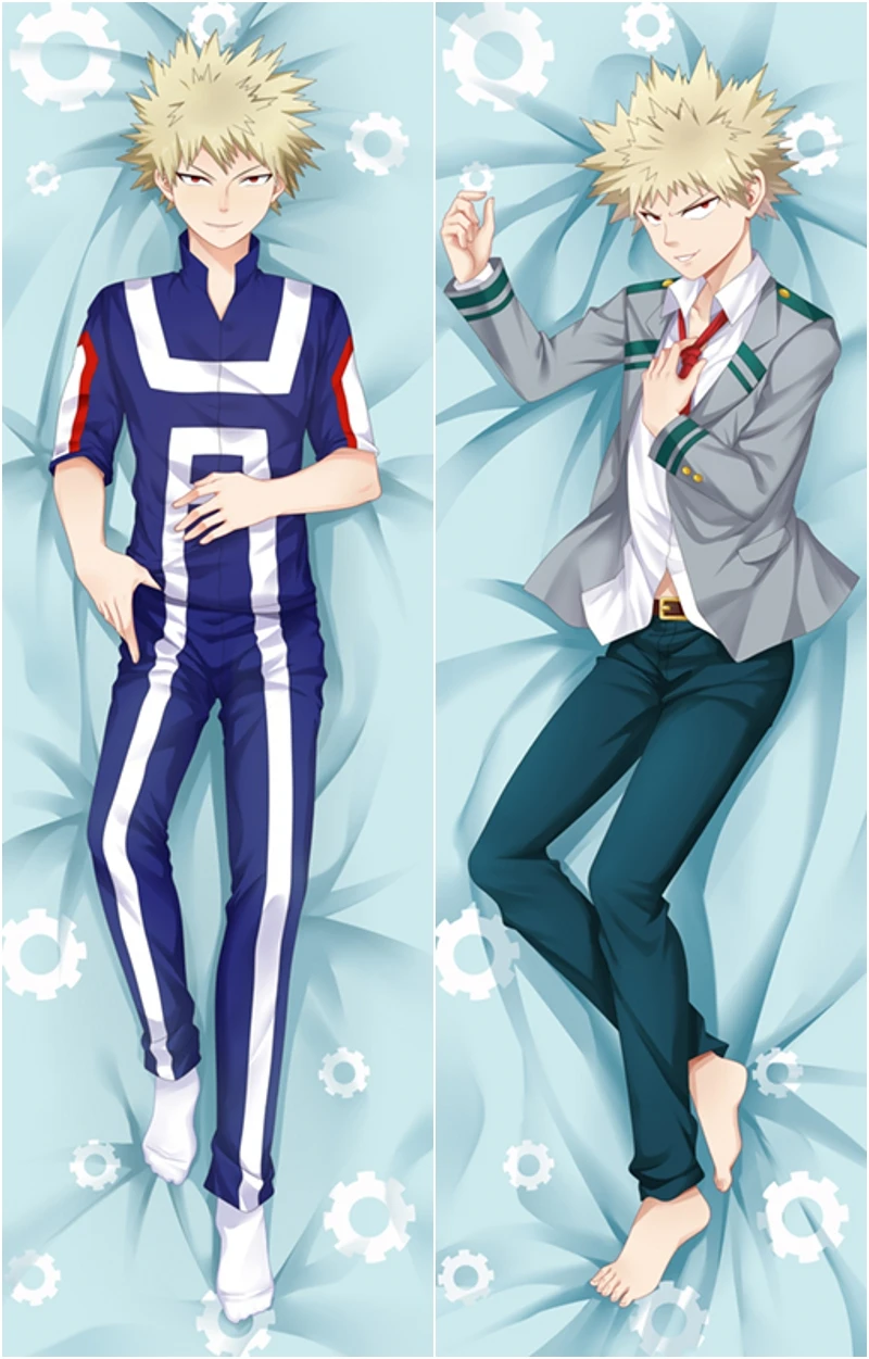 Горячая Boku No My Hero Академия Bakugou костюм кацуки для косплея Подушка Dakimakura чехол