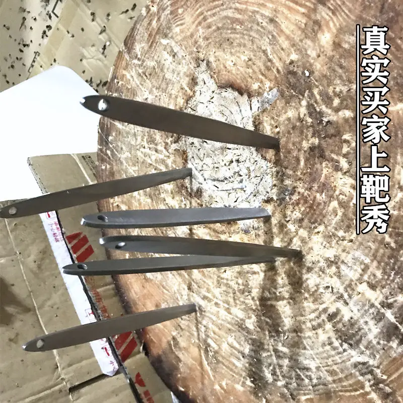 Искусственный прямой вращающийся охотничий нож с листьями ивы уличный скрытый