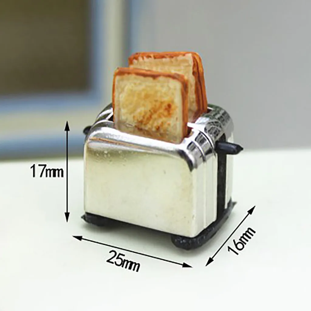 

1:12 /1:6 Dollhouse Miniature Scene Model Bread Machine Pretend Play Toy The Latest High-quality Cute Doll House Accessories