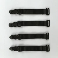 hanaernes 6pcs unisex elastic stocking clip garter belt adjustable suspender accessories body harness cage