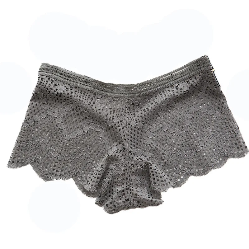 

New Style Boxer Briefs Women Seamless Mid-waist Sexy Boxer Briefs Ladies Lace Panties Sexy Lingerie for Women Panties Women