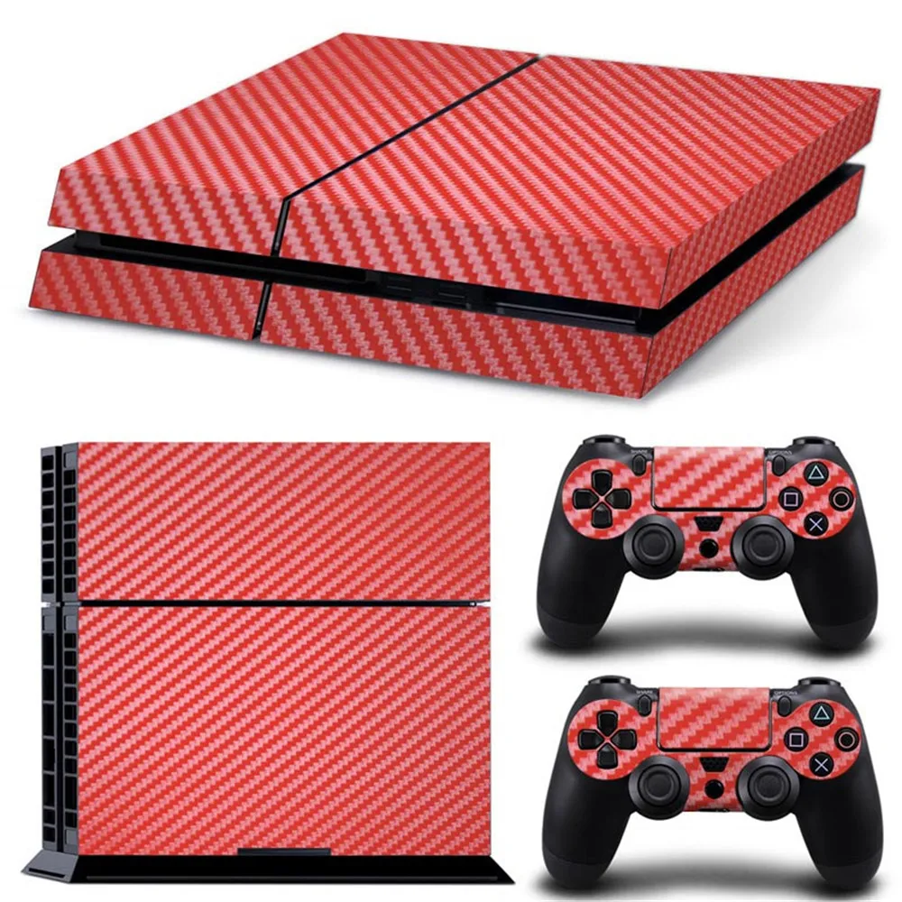 Наклейка из углеродного волокна для PS4 защитная пленка контроллеров консоли