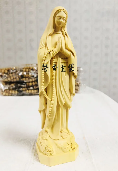 Our Lady of Lourdes Boxwood, catcotic Relic, Madonna of Our Lady