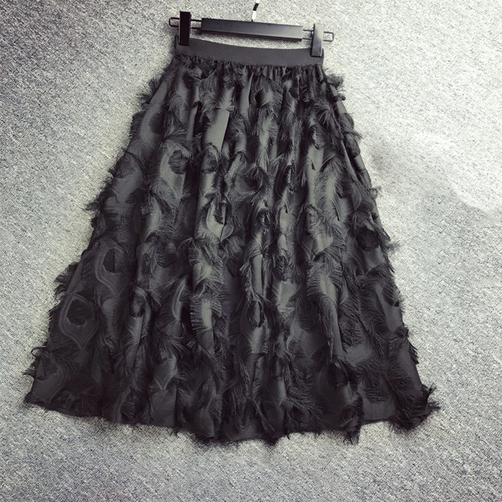 2020 Женская длинная юбка с высокой талией белые плиссированные юбки модные