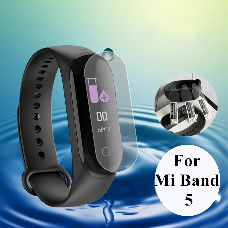 

Mi band 5 5pcs 2pcs 1pcs Screen Film protective Film Protector for Xiaomi Mi band 5 Anti Scratch Mi band4 Bracelet Miband 5
